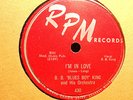 B. B. KING I'm In Love/Shut Your Mouth RPM 430 EE-/E-