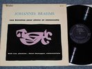 HENRI HONEGGER Cello Sonates BRAHMS 1stPress VALOIS MB 472 MINT