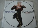 PICTURE DISC DE MADONNA / WHO'S THAT GIRL 1987 / WEA SIRE MADE IN ENGLAND