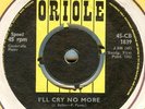 BUDDY BRITTEN & REGENTS*I'LL CRY NO MORE*BEAT*LISTEN