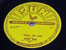 Johnny Cash Sun Records 78 RPM # 241 - I Walk The Line & Get Rhythm - Memphis TN