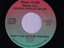 rare Modern Soul 45 RUGENIA PEOPLES-TAYLOR Listen