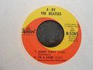 The Beatles 4 by 4 rare and clean original hard jacket EP on Capitol