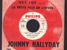 JOHNNY HALLYDAY - RARE ORIGINAL SP JUKE BOX POCHETTE CIBLE 373.960 HEY JOE