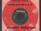 JOHNNY HALLYDAY - RARE ORIGINAL SP JUKE BOX POCHETTE CIBLE 370.462 PETITE FILLE