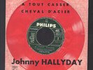 JOHNNY HALLYDAY - RARE ORIGINAL SP JUKEBOX POCHETTE CIBLE 370.639 A TOUT CASSER
