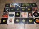 45 record case Beatles Apple 23 singles, 8 picture sleeve most MINT, some SEALED