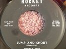 Guitar Jeff & The Creoles ROCKABILLY 45 Jump And Shout on Rocket Lbl HEAR #BB311