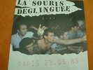 RARE LA SOURIS DÉGLINGUÉE LP LIVE PARIS 23.05.89 FRENCH PUNK OI BERURIER NOIR