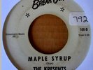 THE KRESENTS - MAPLE SYRUP b/w PURPLE CHECKERS - BREAK OUT - SURF 45