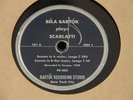 BELA BARTOK Plays SCARLATTI Sonatas BARTOK RECORDING 101 78 RPM