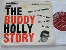 Very rare Buddy Holly Story EP Australia Red Coral label, double silver lines