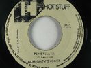 Reggae 45 ALMIGHTY STONES Penetrate on Hot Stuff VG++