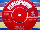 THE BEATLES    LOVE ME DO    ORIGINAL 1962 1ST RELEASE    GREAT COPY    L K