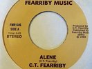 C.T. FEARRIBY - alene b/w don't change - FEARRIBY MUSIC - 