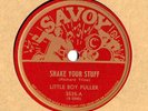 Little Boy Fuller Savoy 5535 E+78 Lazy Bug Blues b/w Shake Your Stuff