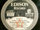 EDISON DIAMOND DISC 51171 - JAZZ-O-HARMONISTS - I AIN'T NEVER HAD NOBODY CRAZY