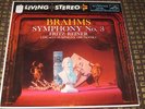 RCA LIVING STEREO-LSC 2209-BRAHMS: SYMPHONY NO. 3-REINER CSO-SHADED DOG-10S/13S