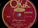 Louis Armstrong Hot Five - Hotter Than That - 78 rpm Jazz Record Okeh #8535 V+