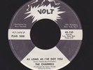 CHARMELS as long as i've got you/baby come and get it SOUL FUNK 45 on VOLT