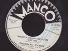 SHERMAN EVANS looking for my baby/there's gonna be some crying MOD R&B 45
