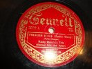 PRE WAR JAZZ- ROCKY MOUNTAIN TRIO- GENNETT 78 RPM- FREAKISH BLUES / CHARLESTON