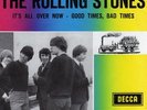 ROLLING STONES 45 ITS ALL OVER NOW HOLLAND FAVORIETEN EXPRES RARE COLOR