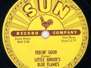 LITTLE JUNIOR'S BLUE FLAMES, Feelin' Good / Fussin' & Fightin', Sun-187, V/V+