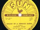 JOHNNY CASH, Ballad Of A Teenage Queen / Big River, Sun-283, V+/E