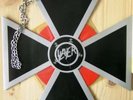 Slayer - Criminally Insane (Remix)/rotes Vinyl/Eisernes Kreuz (Karton) mit Kette