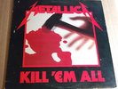 METALLICA / KILL EM' ALL / ORIGINAL MEGAFORCE PRESSING / VG+ / THRASH METAL