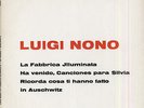 Luigi NONO La Fabbrica Illuminata French LP WERGO 60038