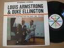 Louis Armstrong & Duke Ellington LP Recording Together For The First Time  ORIG