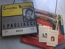 BOX 3 LP CAVALLERIA RUSTICANA PAGLIACCI MARIO DEL MONACO EREDE GHIONE + BOOK