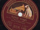 MARLENE DIETRICH rare France 78 rpm 78T  Falling In Love Again / Blonde Women