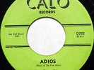 THE FIVE DISCS 45 Adios / My Baby Loves Me CALO Doo Wop ORIGINAL 1961 PRESS H239