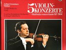 Grumiaux Davis Mozart Five Violin Concertos German Philips Stereo 3LP Box NM