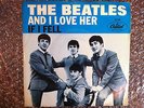 The Beatles - And I Love Her / If I Fell - 1964 Capitol Picture Sleeve 45