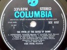 PINK FLOYD Piper At The Gates Of Dawn orig UK pressing stereo SCX6157 NO COVER