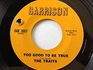 THE TRAITS - TOO GOOD TO BE TRUE / GOTTA KEEP MY COOL  NORTHERN SOUL FUNK R&B 45