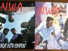 N.W.A. Straight Outta Compton & 100 Miles & Running LP's rare Ice Cube Dr. Dre