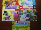 5 Burl Ives 45 RPM Records-Lollipop Tree,Hi-Jig-Jiggity Songs,Froggie,White Duck