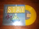 Mark Lanegan SIGNED Stay YELLOW vinyl 7