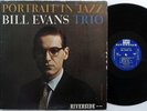 BILL EVANS TRIO Portraits In Jazz RIVERSIDE LP original dg small blue reels lbl
