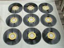 Nine Seeburg Encore Background Music System Records