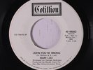 rare Soul Funk 45 MARY LOU john you're wrong COTILLION Hear