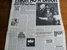 Jethro Tull Thick As A Brick LP UK Chrysalis 1972 Fold-Out Newspaper Sleeve