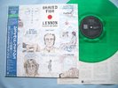 John Lennon SHAVED FISH Japan ONLY RARE Limited GREEN WAX w/OBI NM Vinyl BEATLES