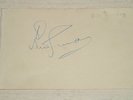 BILL GRUNDY VERY RARE 100% ORIG AUTOGRAPH + COA SEX PISTOLS PUNK