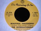 The INTERNATIONALS Too Sweet To Be Lonely 45 D’or R & B SOUL Northern VG+